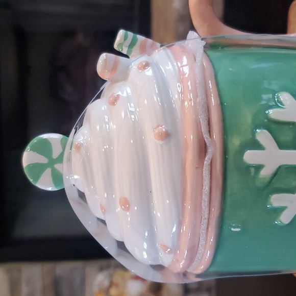 Pastel Hot Cocoa Mug with Topper-NWT - Picture 2 of 5